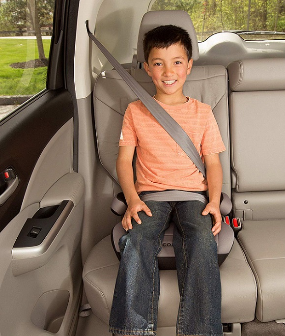 Criança booster ou assento de elevação no carro